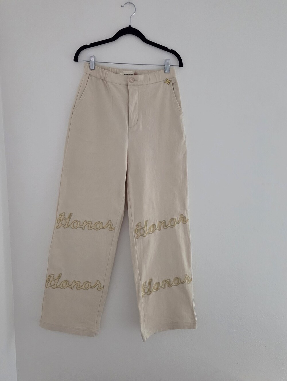 Honor The Gift Embroidered Hollywood Wide Leg Pants - Picture 4 of 13